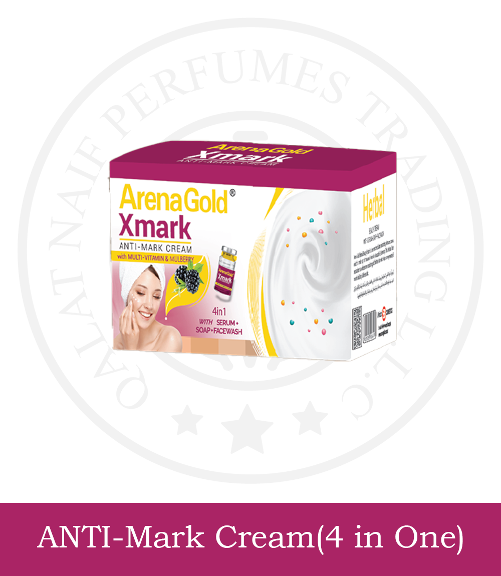 Keeping you free from skin worries is the purpose of the Arena Gold Xmark  Anti-Mark Cream. Infused with natural extracts it helps in brig